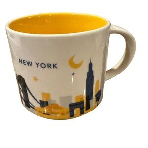 Starbucks New York Skyline Mug - Yellow Interior
